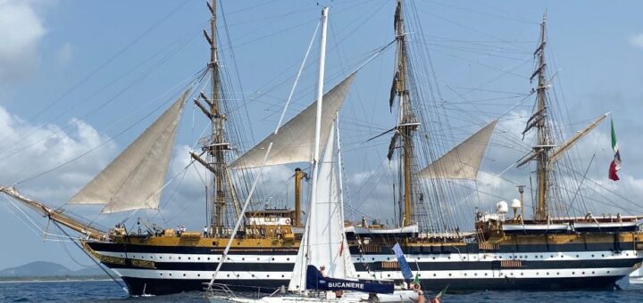 Il Club Nautico Versilia e Viareggio salutano Nave Amerigo Vespucci